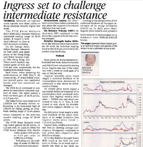 Ingress set to challenge intermediate resistance 